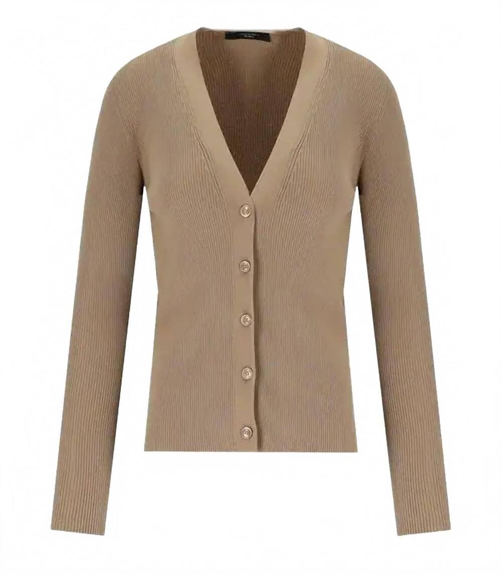 NEW WEEKEND MAX MARA women's gabriel cardigan in beige